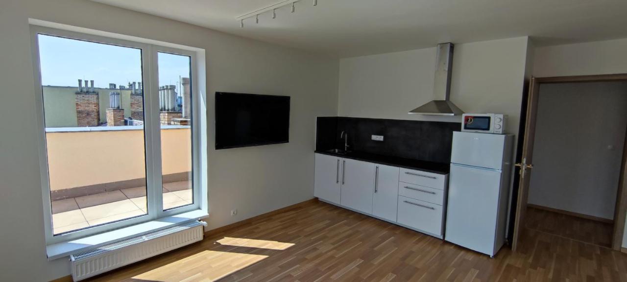 Penthouse # 81 With Panoramic City View In Elite Rezidence With Free Parking Prague Ngoại thất bức ảnh