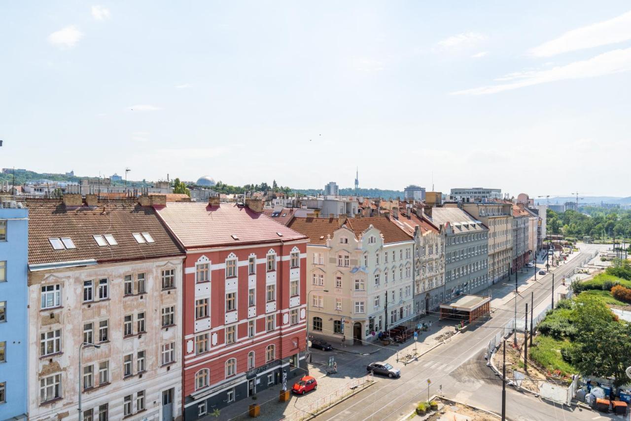 Penthouse # 81 With Panoramic City View In Elite Rezidence With Free Parking Prague Ngoại thất bức ảnh