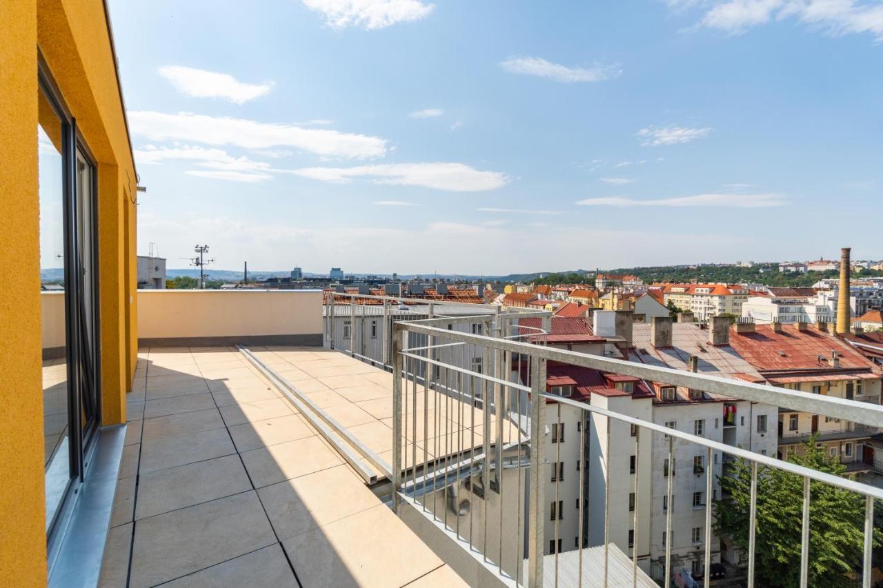 Penthouse # 81 With Panoramic City View In Elite Rezidence With Free Parking Prague Ngoại thất bức ảnh